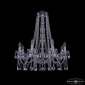 Подвесная люстра Bohemia Ivele Crystal 1413/8/220/h-73 Ni