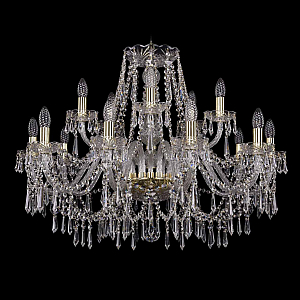 Подвесная люстра Bohemia Ivele Crystal 1403/10+5/300 G