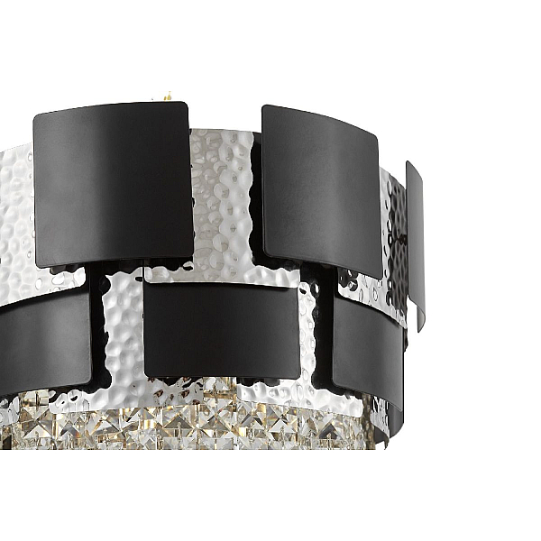 Подвесной светильник Lumina Deco Kruvia LDP 7045-400 BK+CHR