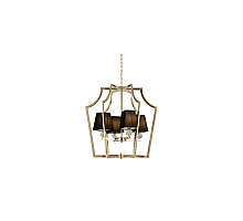 Подвесная люстра Lumina Deco Montero LDP 1249-4 GD+BK