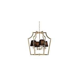 Подвесная люстра Lumina Deco Montero LDP 1249-4 GD+BK