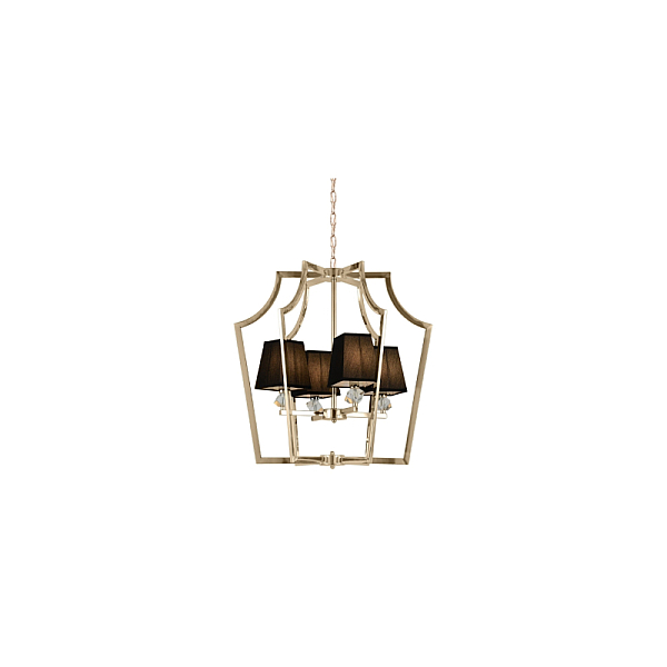 Подвесная люстра Lumina Deco Montero LDP 1249-4 GD+BK