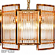 Подвесная люстра iLamp Tribeca MD0276-6A GOLD+CLEAR