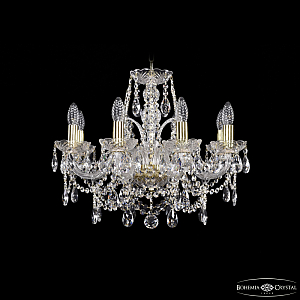 Подвесная люстра Bohemia Ivele Crystal 1411/8/195 G