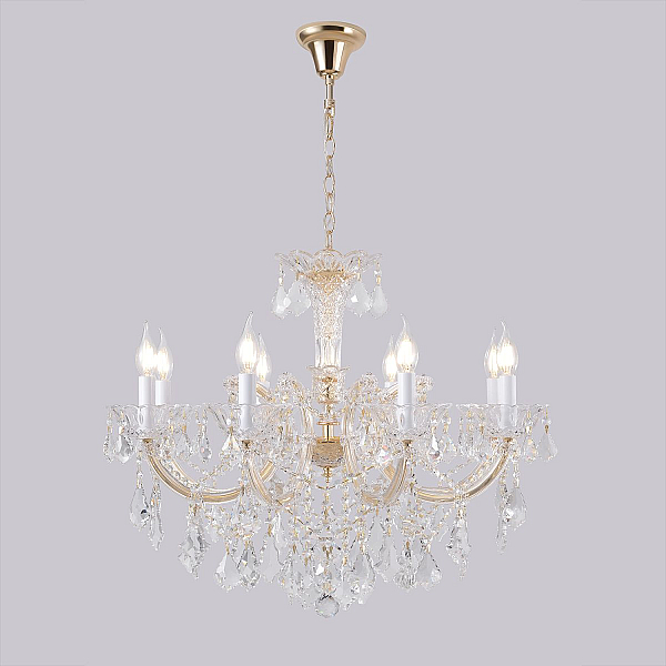 Подвесная люстра Crystal Lux CRISTELLE SP8 GOLD