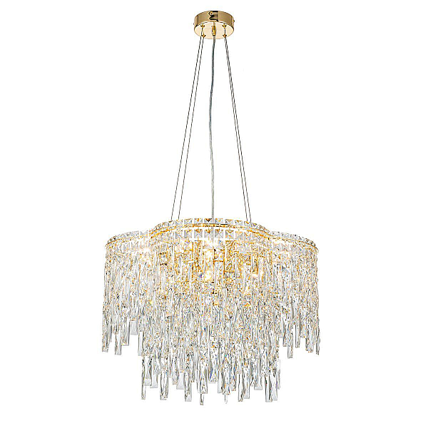 Подвесная люстра Indigo Carletti 12041/12P Gold V000444