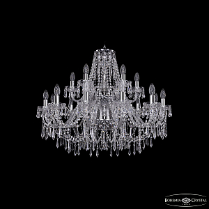 Подвесная люстра Bohemia Ivele Crystal 1403/12+6/300/2d Ni