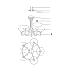 Подвесная люстра Moderli Lione V1204-5C