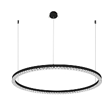 Подвесная люстра Arlight SP-DIAMOND-R650-36W Warm3000 (BK, 45 deg, 230V, TRIAC) 054473