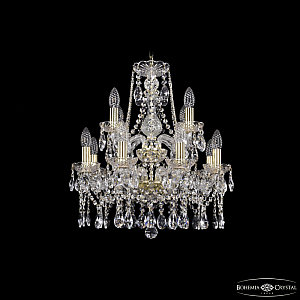 Подвесная люстра Bohemia Ivele Crystal 1413/8+4/165/2d G