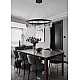 Подвесная люстра Delight Collection Stratos D8825P/M black/smoky
