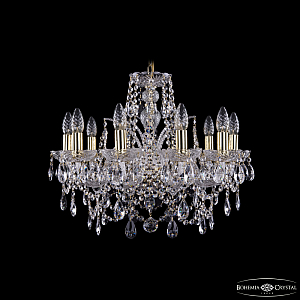 Подвесная люстра Bohemia Ivele Crystal 1411/10/195 G