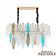 Подвесная люстра Arte Milano 0863B.L900.W350.H510.E14.6G