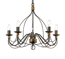 Подвесная люстра Ideal Lux Corte SP5 Ruggine 057187