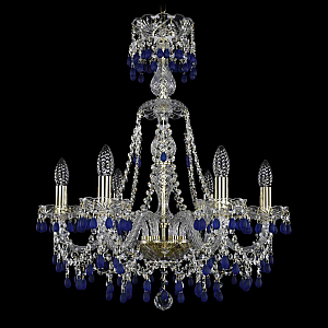 Подвесная люстра Bohemia Ivele Crystal 1410/6/195/XL-66 G V3001