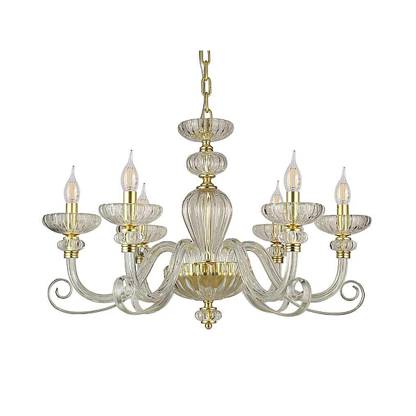 Подвесная люстра Newport 8626/C mat.soft gold clear М0071526
