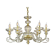 Подвесная люстра Newport 8626/C mat.soft gold clear М0071526