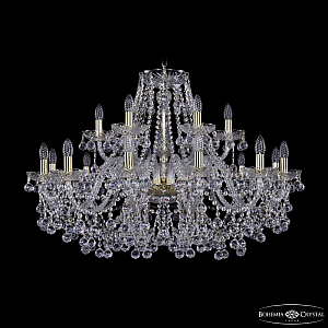 Подвесная люстра Bohemia Ivele Crystal 1409/12+6/360 G