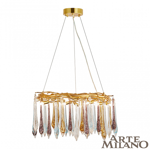 Подвесная люстра Arte Milano 500.D800.H350.G9.10 G