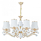 Подвесная люстра Arte Milano Florentia-3987 303987/8 Wh/Gd