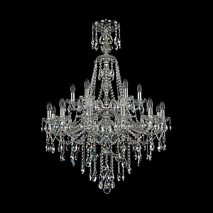 Подвесная люстра Bohemia Ivele Crystal 1415/12+6/300/XL-114/2d Ni