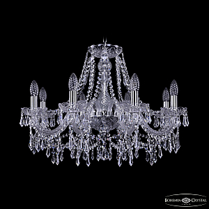 Подвесная люстра Bohemia Ivele Crystal 1403/8/240 Ni