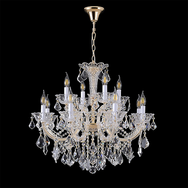 Подвесная люстра Crystal Lux CRISTELLE SP8+4 GOLD