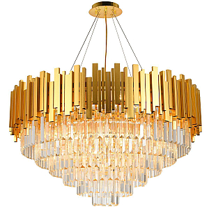Подвесная люстра Natali Kovaltseva VERTIGO 81440/12C GOLD