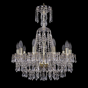 Подвесная люстра Bohemia Ivele Crystal 1403/10/195/XL-65 G