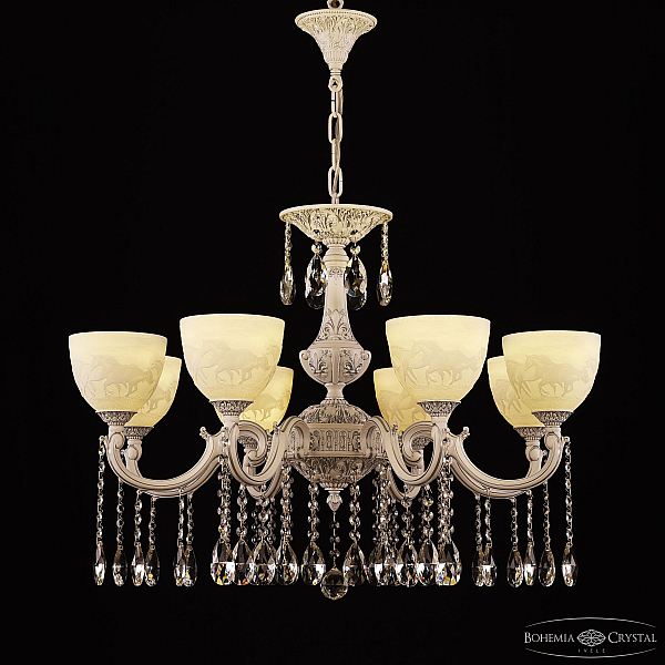 Подвесная люстра Bohemia Ivele Crystal AL78101/8/250 A WMN P1 U Horse