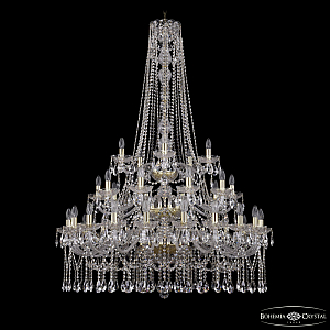 Подвесная люстра Bohemia Ivele Crystal 1413/20+10+5/400/h-158/3d G