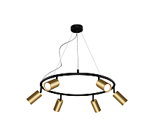 Подвесная люстра Crystal Lux CLT 015C6 D600 BL-GO