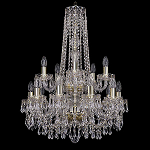 Подвесная люстра Bohemia Ivele Crystal 1403/10+5/195/h-77/2d G