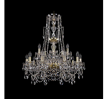 Подвесная люстра Bohemia Ivele Crystal 1411/10+5/240/XL-86 G