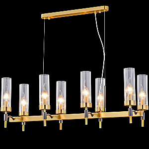 Подвесная люстра Illumico IL5177-8LLS-29 BRASS TUBO