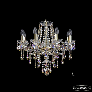Подвесная люстра Bohemia Ivele Crystal 1415/8/200 G R801