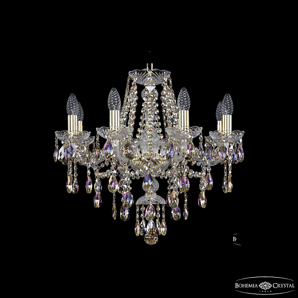 Подвесная люстра Bohemia Ivele Crystal 1415/8/200 G R801