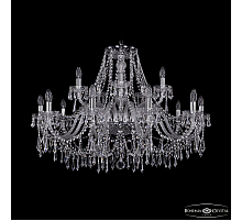 Подвесная люстра Bohemia Ivele Crystal 1403/10+5/360 Ni