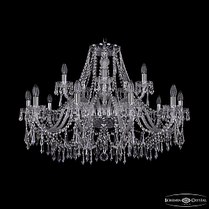 Подвесная люстра Bohemia Ivele Crystal 1403/10+5/360 Ni