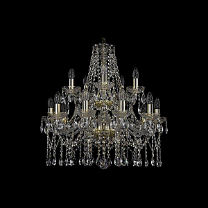 Подвесная люстра Bohemia Ivele Crystal 1413/10+5/220/2d G