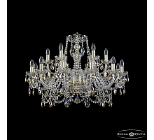 Подвесная люстра Bohemia Ivele Crystal 1411/12+6/300 G K801