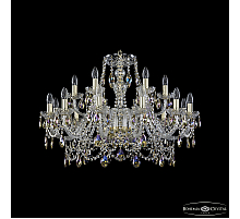 Подвесная люстра Bohemia Ivele Crystal 1411/12+6/300 G K801