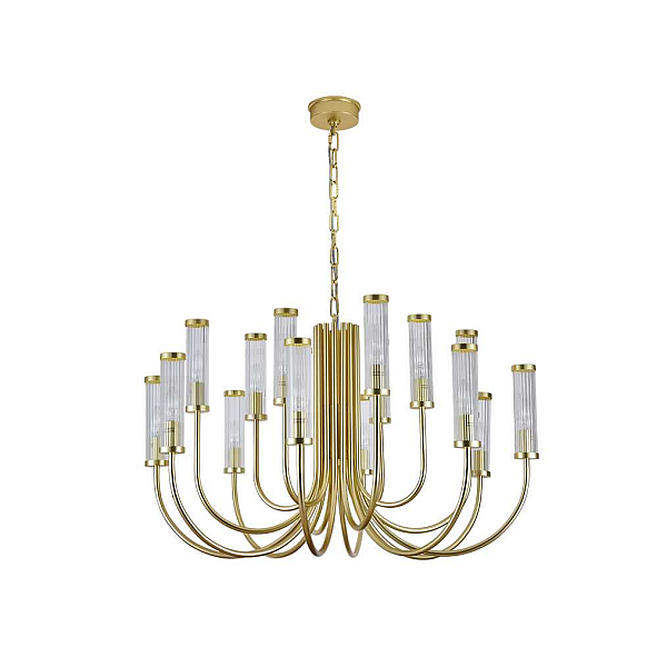 Подвесная люстра Newport 4558+4+4/C mat.gold М0071545