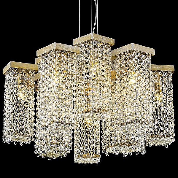 Подвесная люстра Delight Collection P68065-12 gold