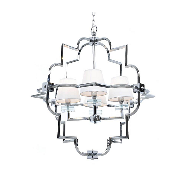 Подвесная люстра Lumina Deco Baltimore LDP 8020-4 CHR+WT