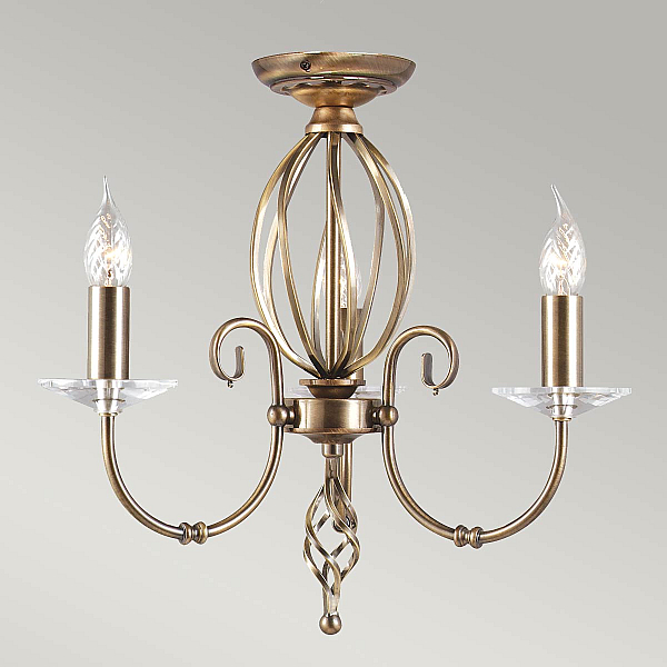 Подвесная люстра Elstead Lighting AG3-AGED-BRASS