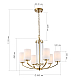Подвесная люстра ST Luce Opalus SL1403.303.06