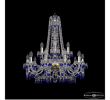Подвесная люстра Bohemia Ivele Crystal 1410/10+5/240/h-75 G V3001