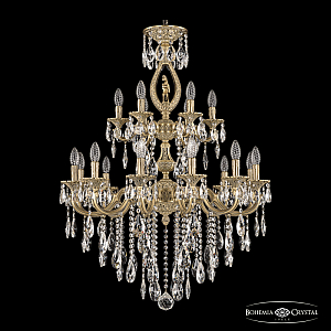 Подвесная люстра Bohemia Ivele Crystal Verona 72401/12+6/250/2d B FP FH1M