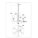 Подвесная люстра Arte Lamp MATAR A4027LM-6PB